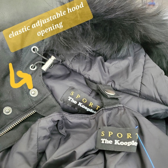 THE KOOPLES Long Down Jacket Parka Men's/Unisex Black Coat Jacket MSRP $… - Picture 9 of 16